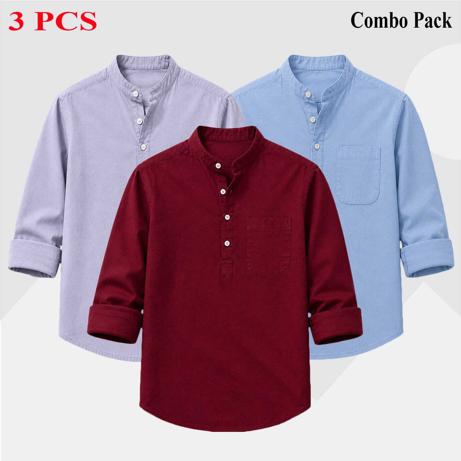 Oxford Cotton Full  Sleeve Katua
