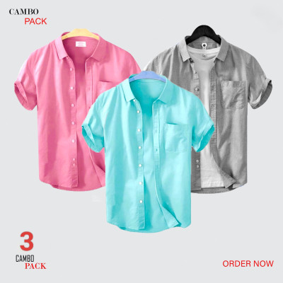 Premium Quality Short Sleeve Shirt _ Pink _Pest & Ash