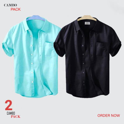 Premium Quality Short Sleeve Shirt _ Pest & Black