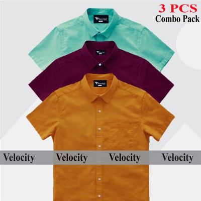 Premium Quality Short Sleeve Shirt _  Kathali , Merun & Pest