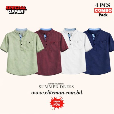 Cotton Stripe Fabrics Premium Quality Katua -White, Light Lemon, Nevy Blue & Purple.