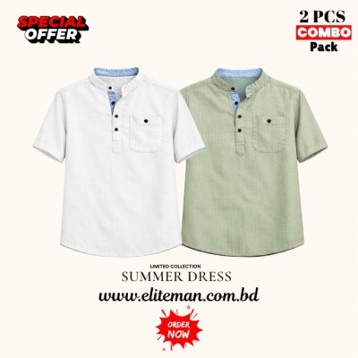 Cotton Stripe Fabrics Premium Quality Katua - White &  Light Lemon