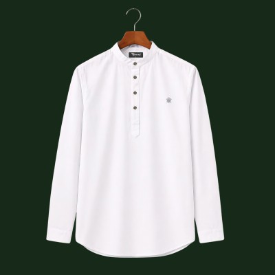 Satin Fabric Premium Quality Katua For Men's - White.